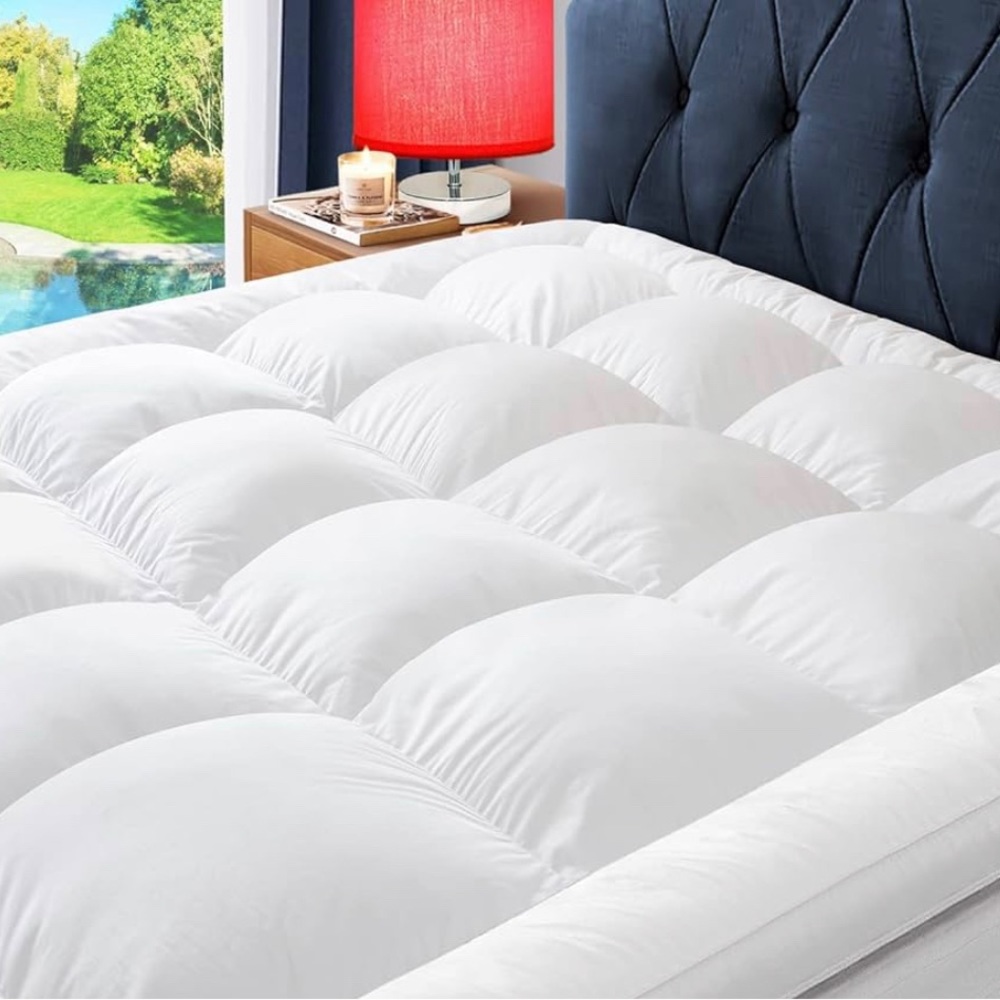 ELEMUSE Exwtra Thick Cooling King Mattress Topper